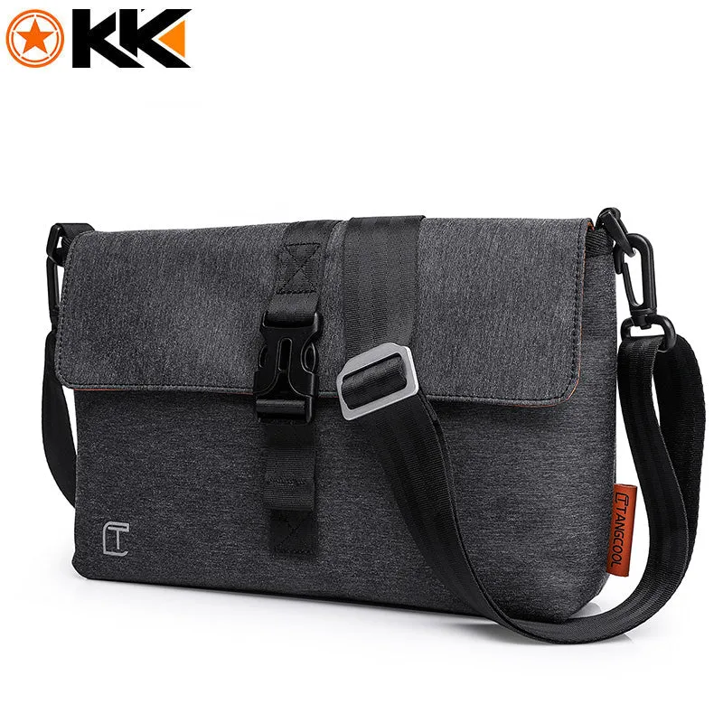 Men's Crossbody KAKA Casual Fashion Messenger Bag Men Oxford Waterproof Man Crossbody Bag for Short Trip Shoulder Bags Men Business Travel bag (black)