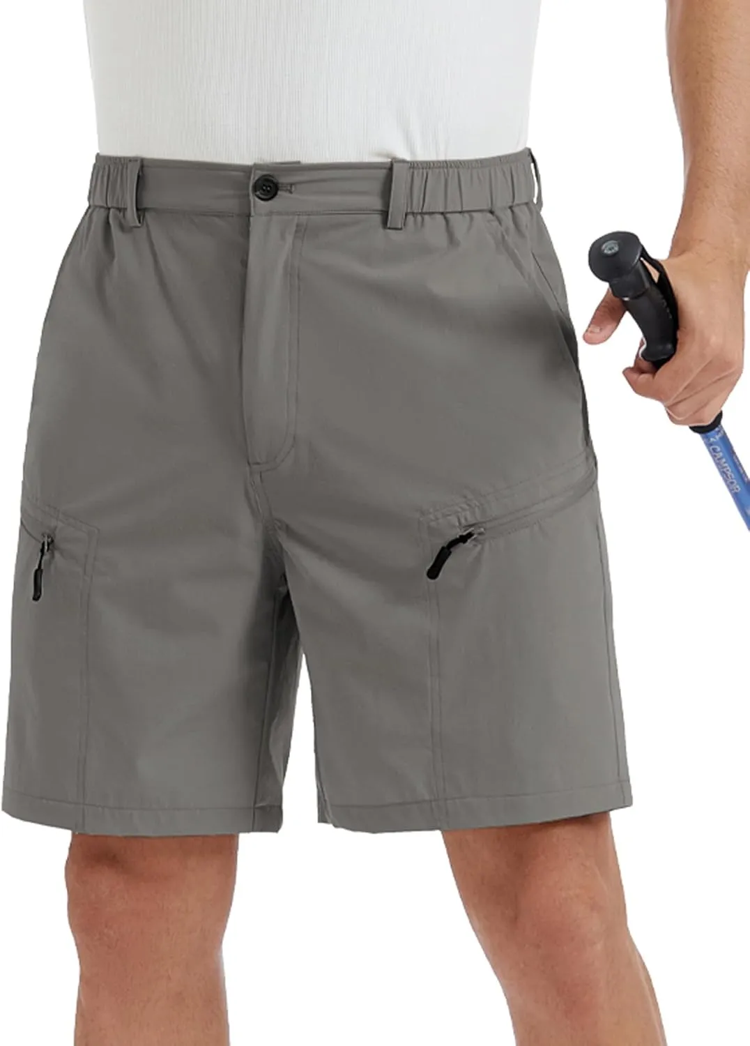 Mens Hiking Cargo Shorts 7" Inseam Mens Golf Stretch Shorts with Multipocket,Quick Dry Breathable Work Shorts
