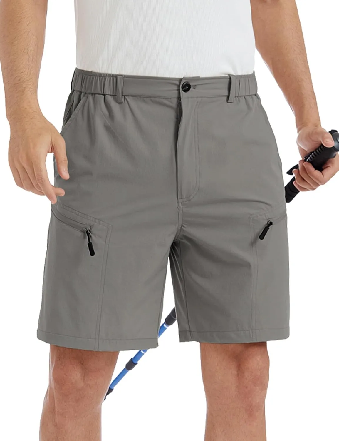 Mens Hiking Cargo Shorts 7" Inseam Mens Golf Stretch Shorts with Multipocket,Quick Dry Breathable Work Shorts