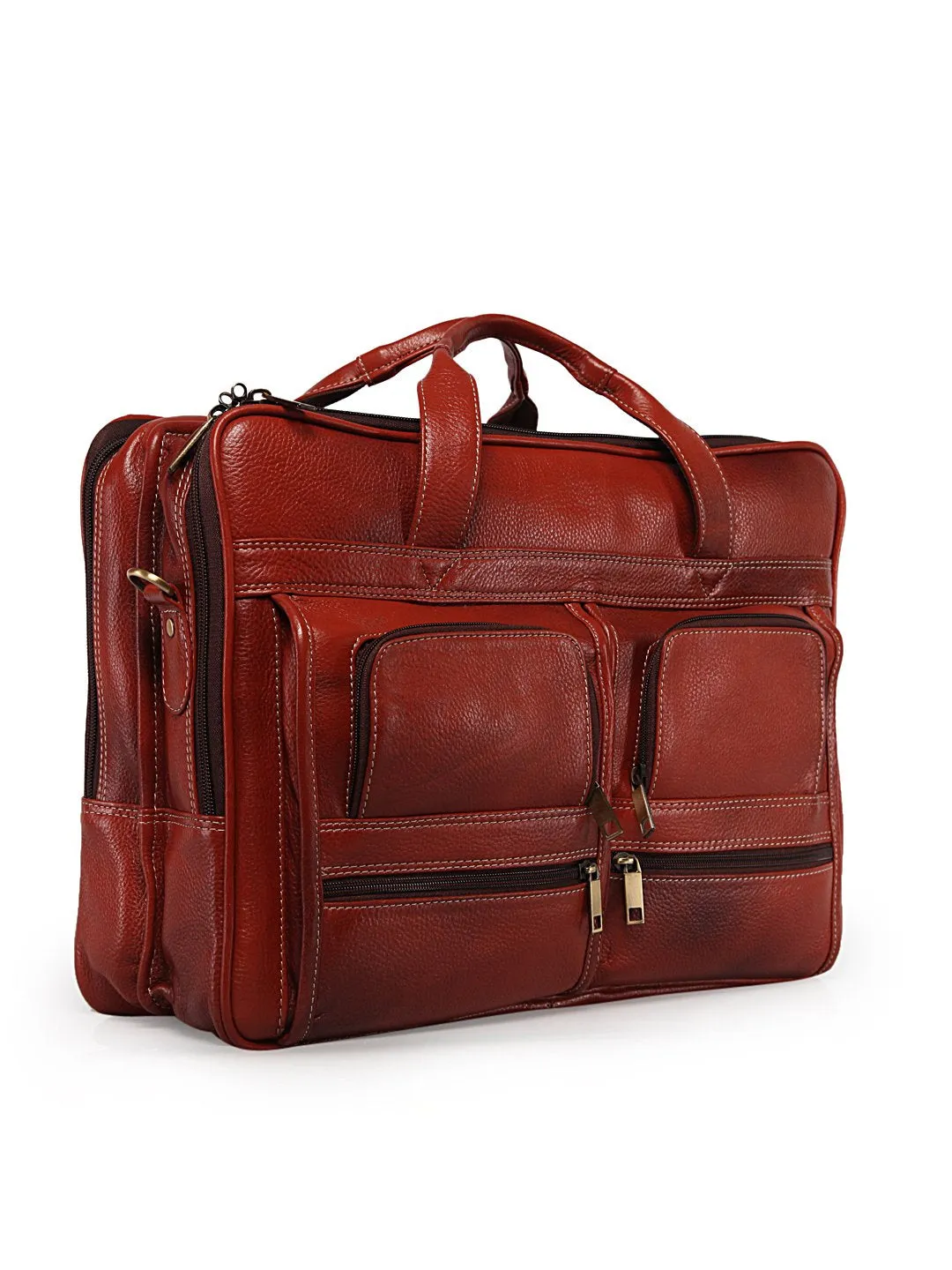 Men’s leather formal office messenger bag