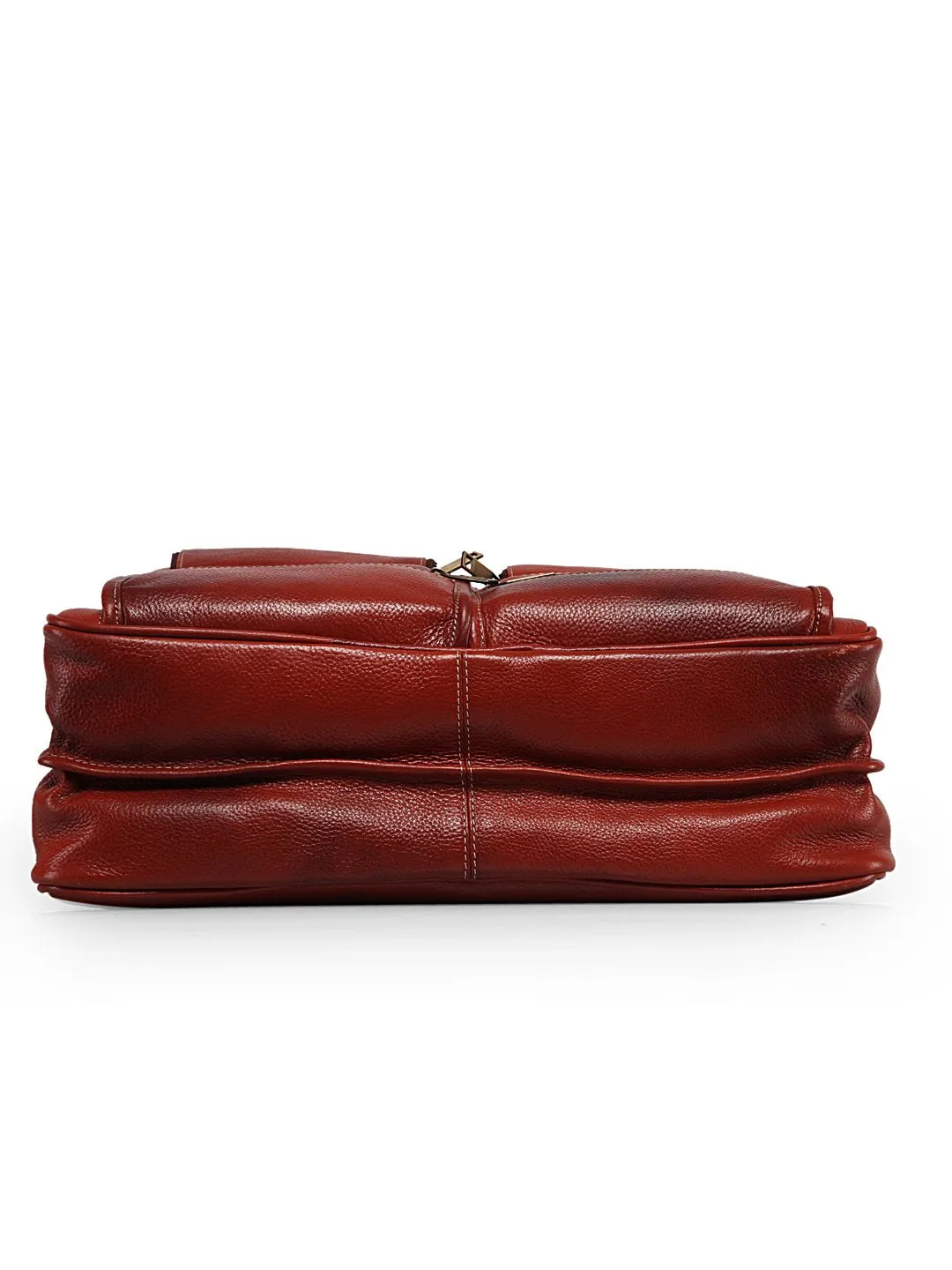Men’s leather formal office messenger bag