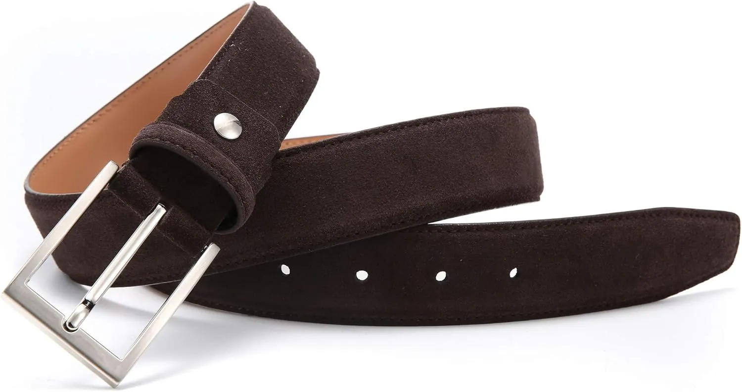 Men's Suede Leather Belt