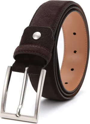 Men's Suede Leather Belt