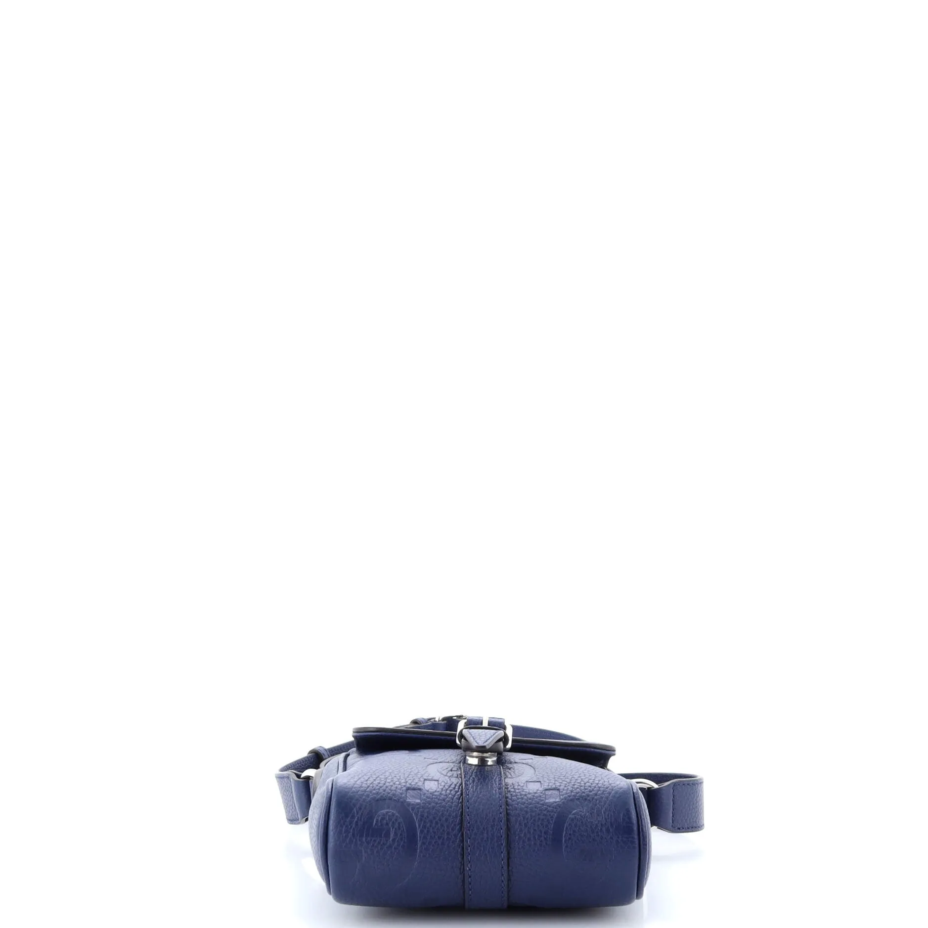 Messenger Bag Jumbo GG Embossed Leather Small