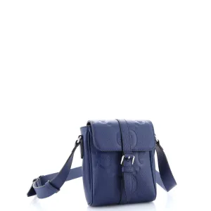 Messenger Bag Jumbo GG Embossed Leather Small