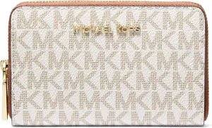 Michael Kors Women's Jet Set Small Zip Around Card Case