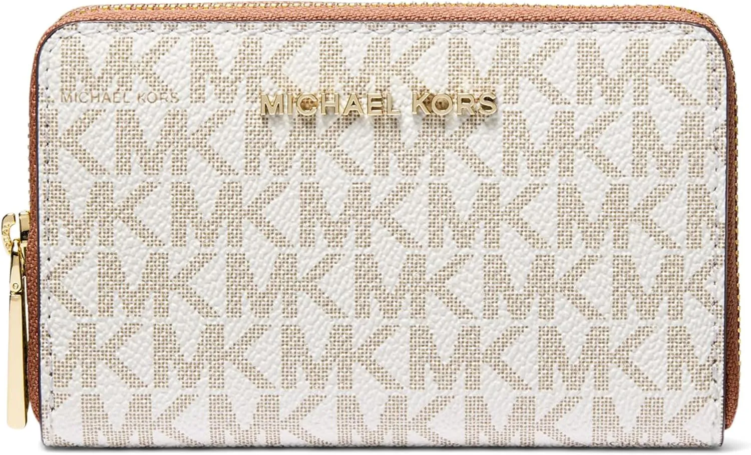 Michael Kors Women's Jet Set Small Zip Around Card Case