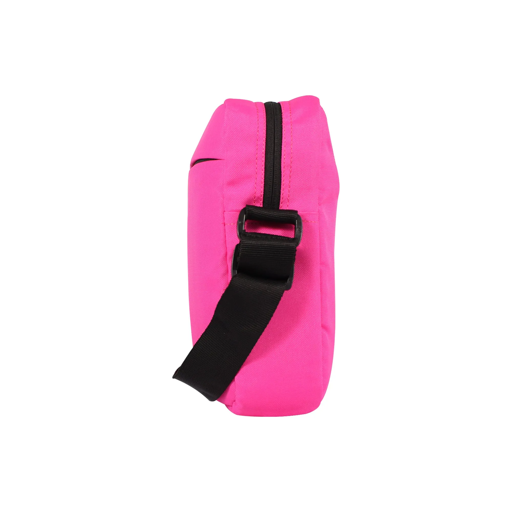 Mike Solid Messenger Bag - Dark Pink