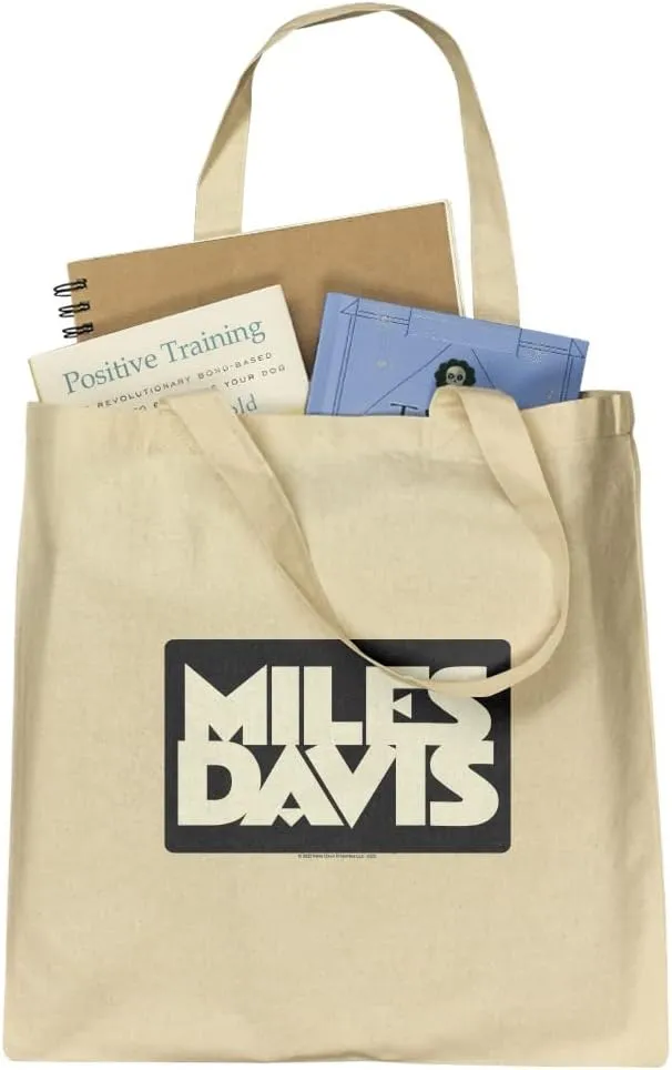 Miles Davis Logo Grocery Travel Reusable Tote Bag