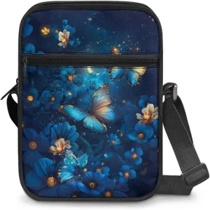 Mini Messenger Bag Small Crossbody Bags for Women Men Sling Bag Satchel Bag with Adjustable Strap and Pockets