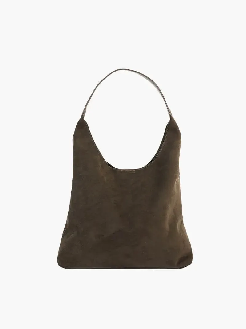 Minimalist Suede Hobo Bag – Effortlessly Chic