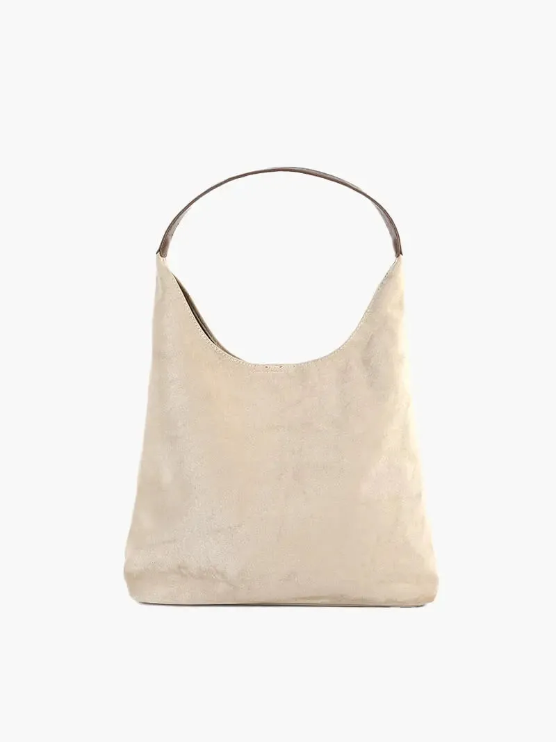 Minimalist Suede Hobo Bag – Effortlessly Chic