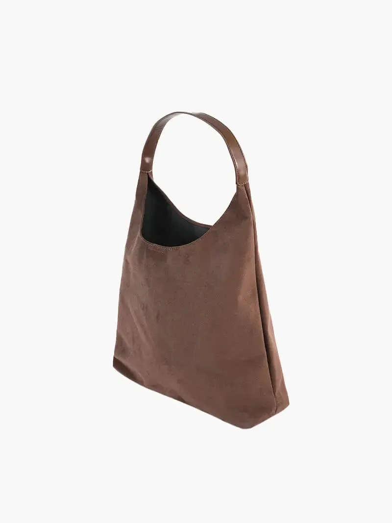 Minimalist Suede Hobo Bag – Effortlessly Chic