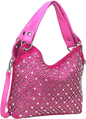 Mirror Rhinestone Bling Purse