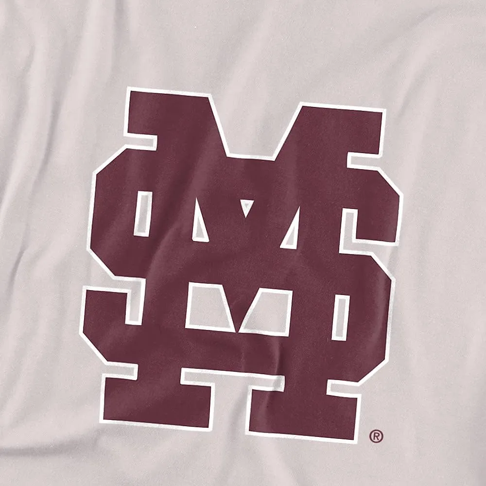 Mississippi State University Official Baseball Logo Unisex Adult T Shirt
