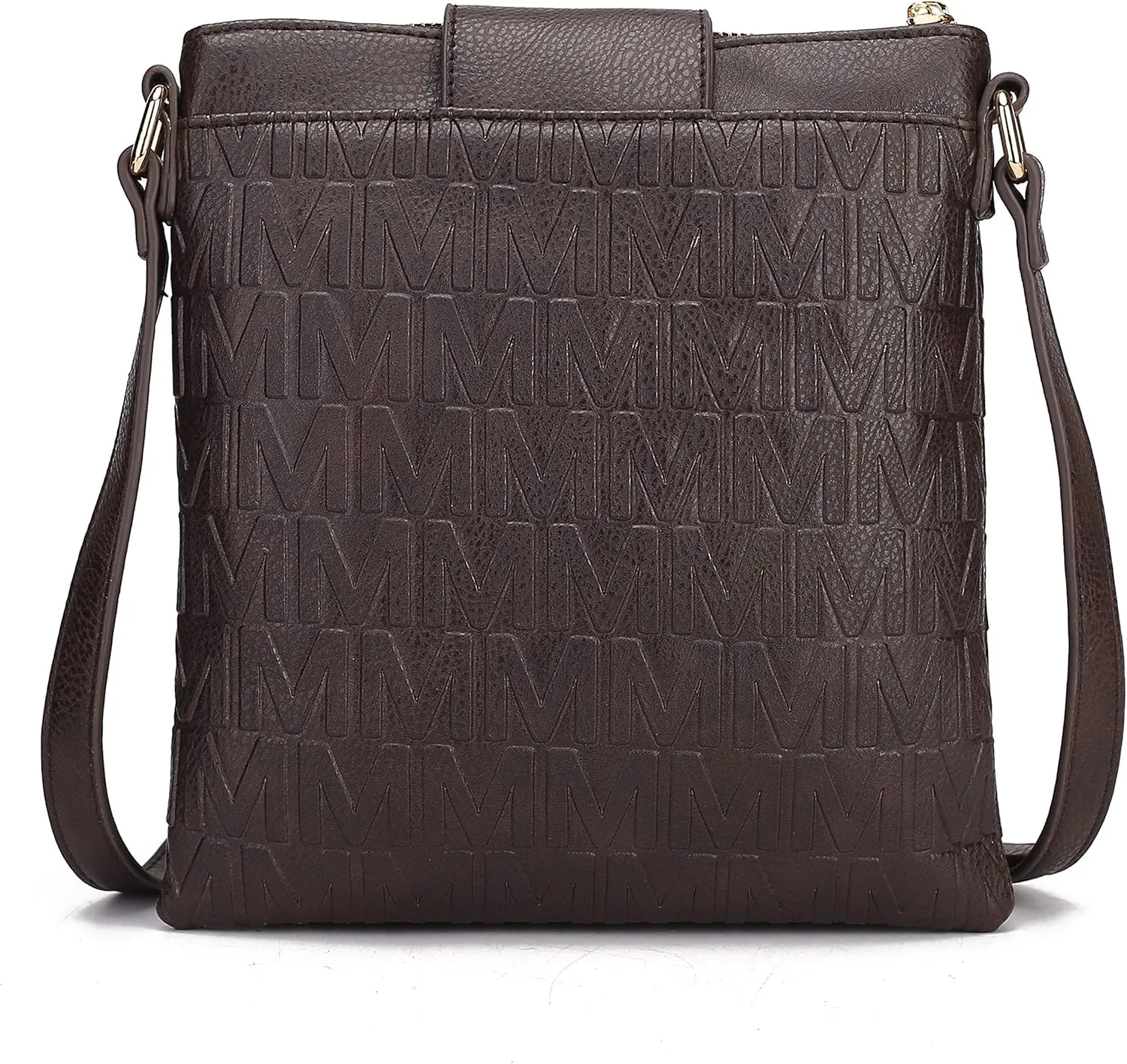 MKF Collection Crossbody Bags for women, Signature Crossover bag Adjustable strap Messenger Cross body handbag Purse