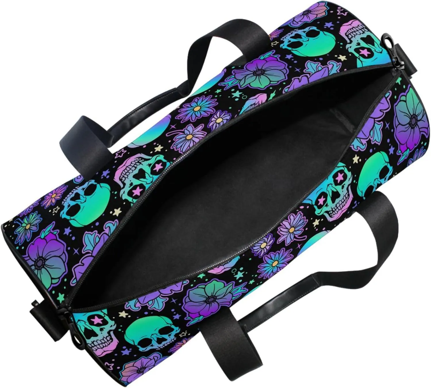 MNSRUU Duffel Bags Funny Skulls Sports Gym Bag Travel Luggage Overnight Bags for Men Women Duffel Bags for Traveling