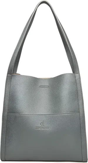 Mokcoliy]【Stylish Mom Bag Women's Oversized Shoulder Tote - Water- PU Organizer with Multiple Pockets, Fashionable Diaper Bag for Daily Use & Weekend Outings