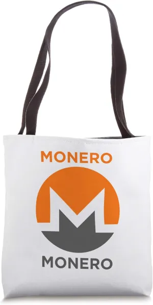 Monero XMR Logo Image Cryptocurrency Tote Bag