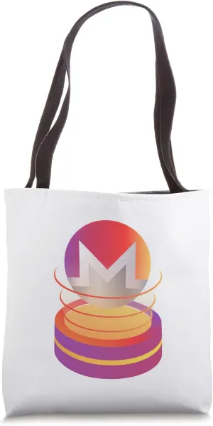 Monero XMR Logo Image Cryptocurrency Tote Bag