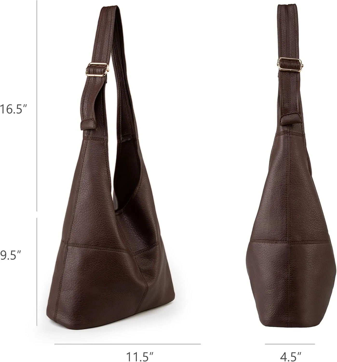 Montana West Hobo Bags Purse for Women Ultra Soft Foldable Shoulder Slouchy Handbags with Cosmetic bag