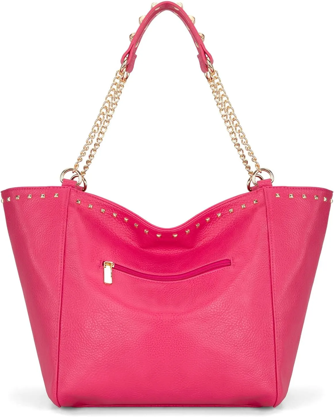 Montana West Large Tote Bag for Women Oversized Shoulder Purses with Chain Handbags