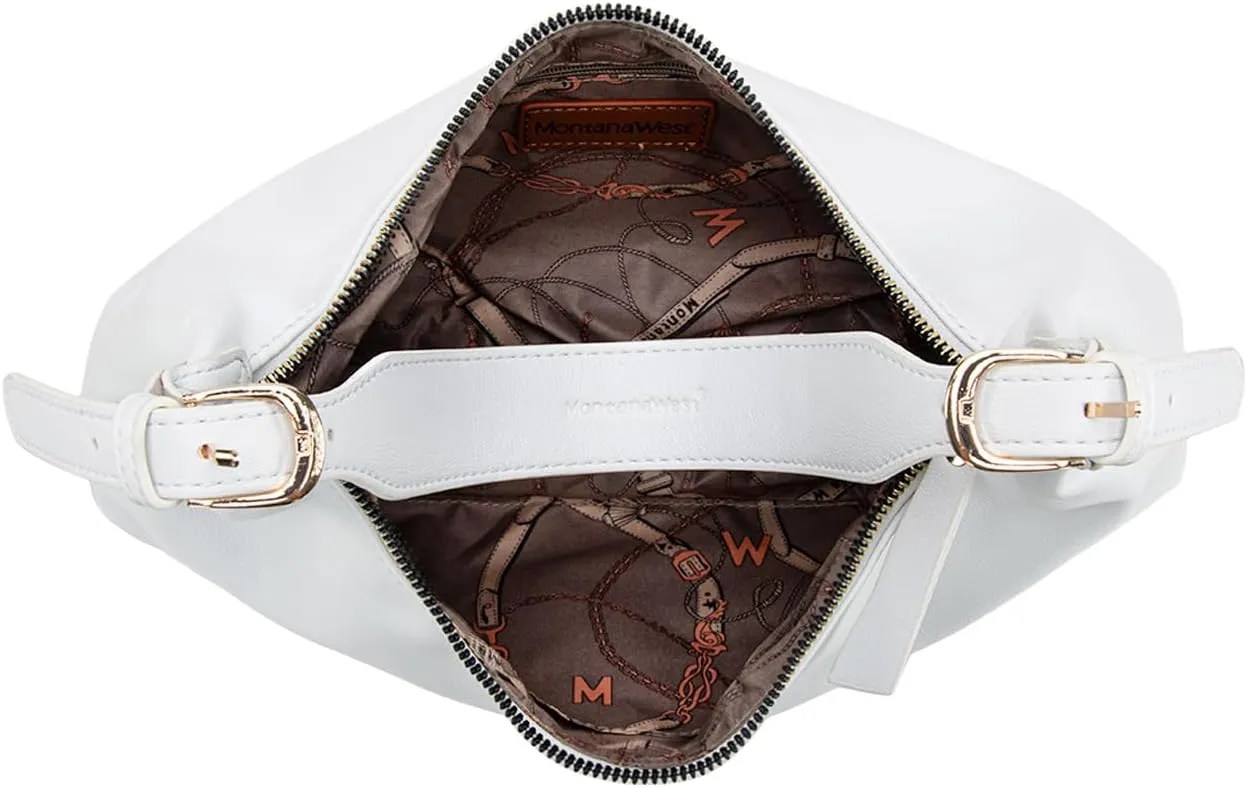 Montana West MEDIUM Shoulder Purses for Women Crescent Hobo Bags Trendy Purses