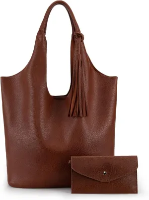 Montana West Slouchy Hobo Bags for Women Soft Designer Shoulder Purses Ladies Top Handle Handbag