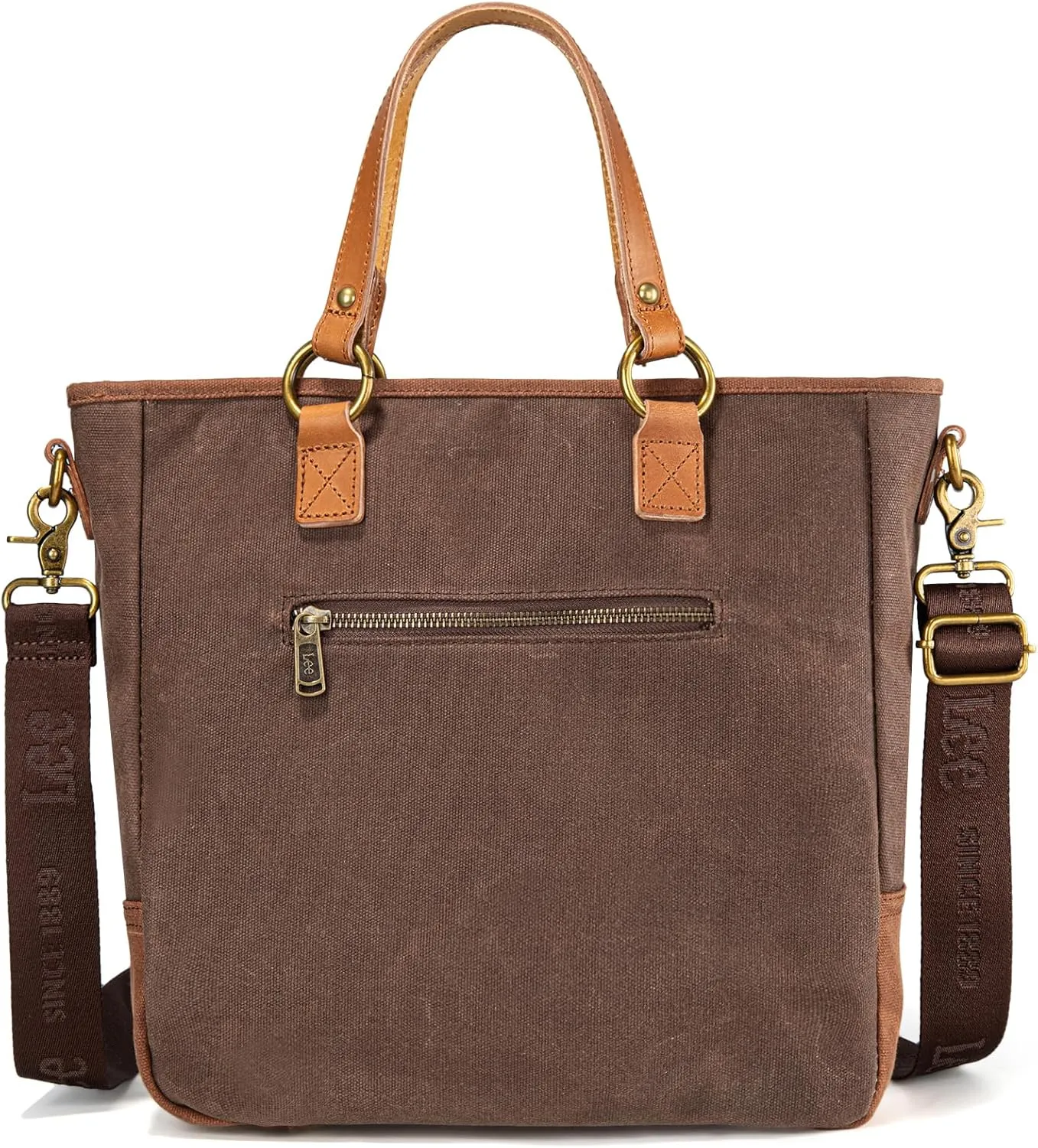 Montana West x Lee Waxed Canvas Tote Bag for Women Top-Handle Handbag Shoulder Bag with Adjustable Detachable Wide Strap