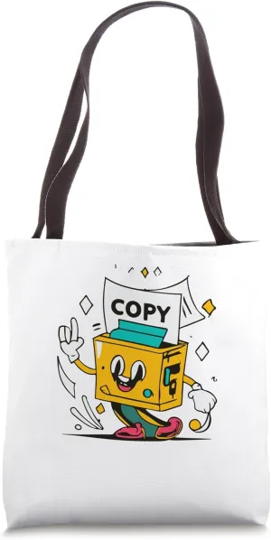 Multipurpose Copy Printer Paper Cute Logo Character Tote Bag