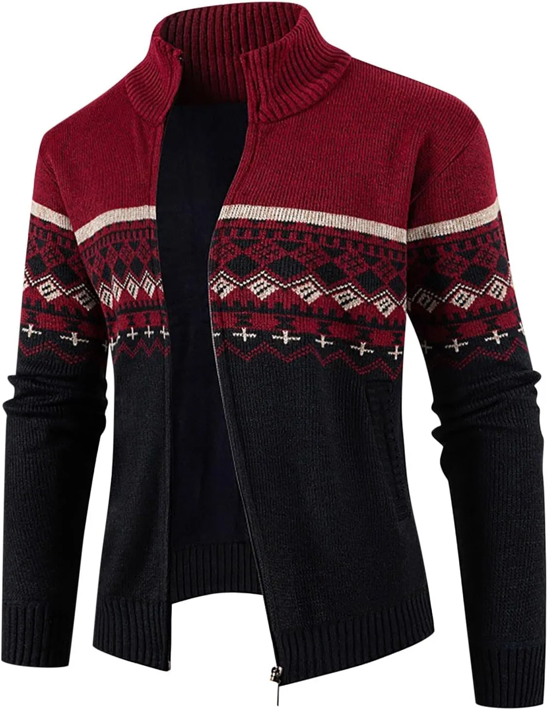 Muscularfit Lightweight Sweaters Shirts for Men Slim Fit Long Sleeve Causal Color Block Sweatshirt Coats Outdoor Fashion 2024