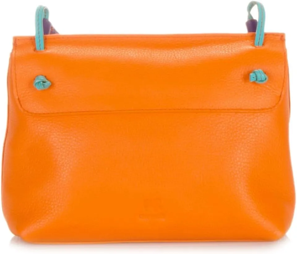 mywalit Rio Flapover Handbag - Leather, Adjustable Strap, Slip Pockets, Zip Pocket, Fits a Kindle