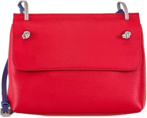 mywalit Rio Flapover Handbag - Leather, Adjustable Strap, Slip Pockets, Zip Pocket, Fits a Kindle