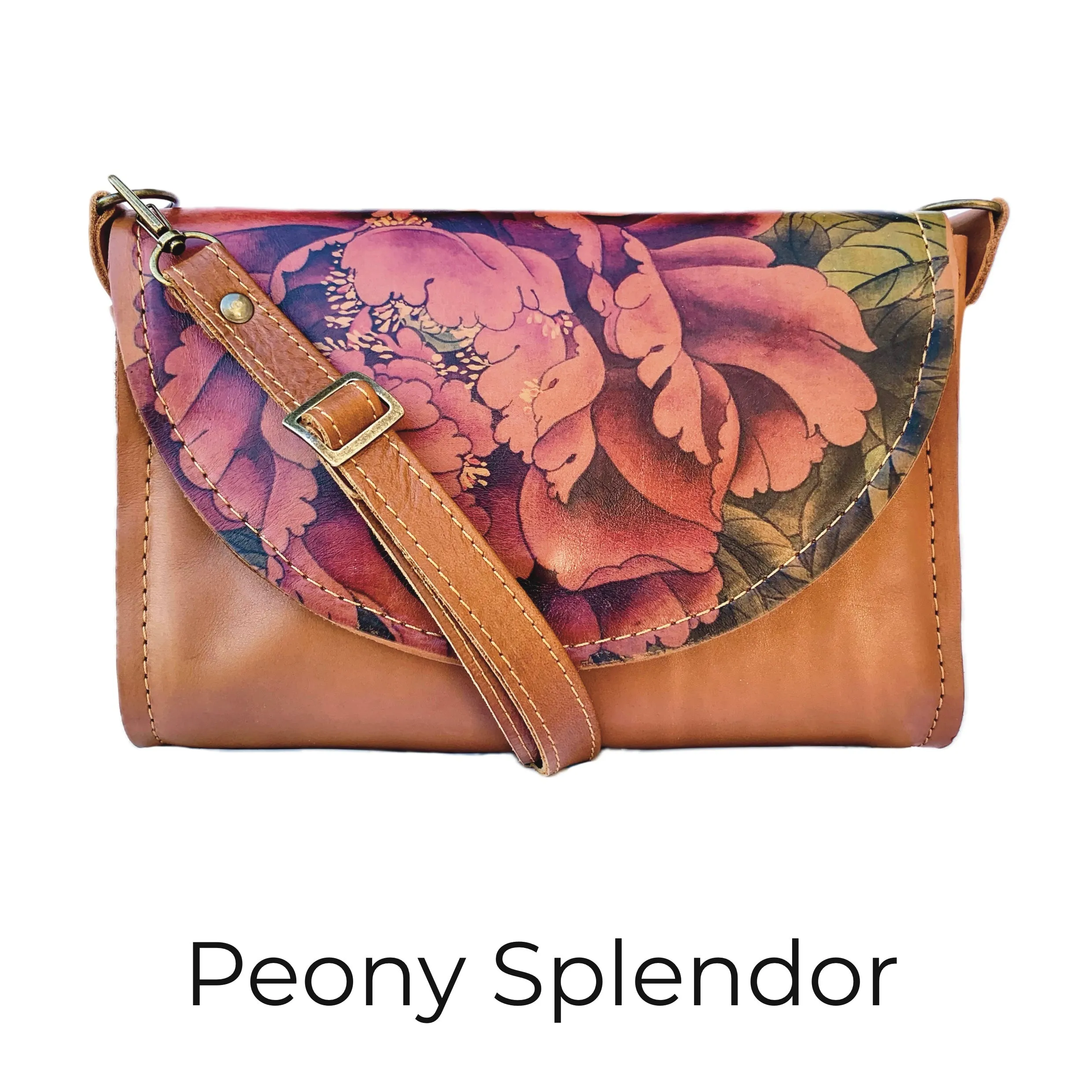 Natural Peonies - Messenger bags
