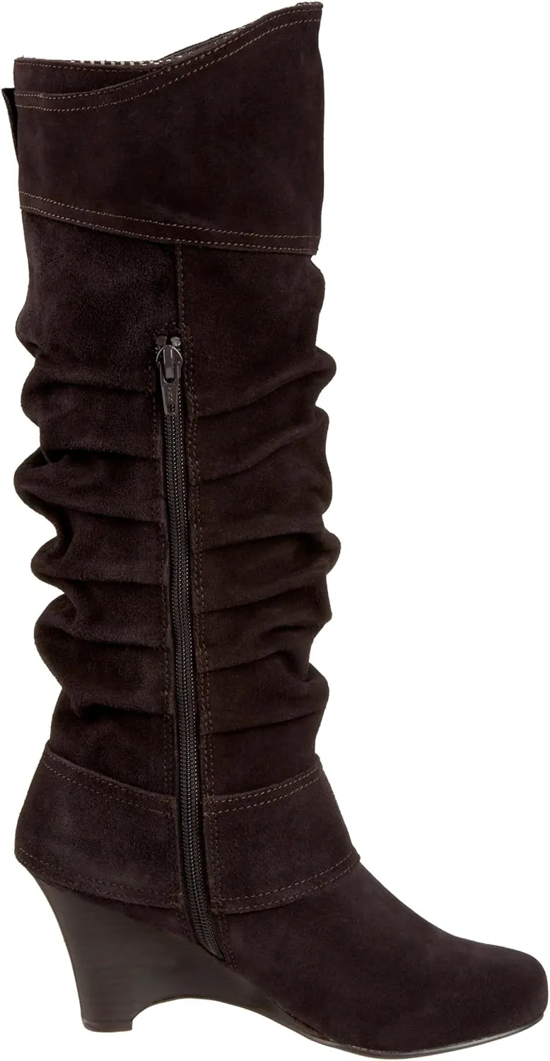 Naughty Monkey Women's D Ring Suede Boot