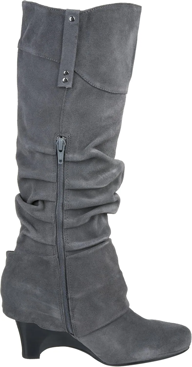 Naughty Monkey Women's Rounded Up Suede Boot