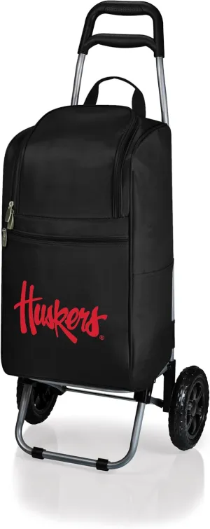 NCAA Insulated Cart Cooler with Wheeled Trolley