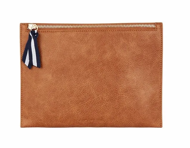 New York Messenger - Tan Pebble