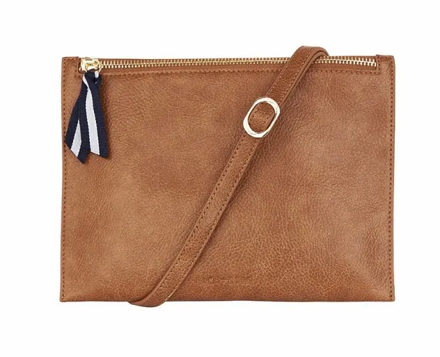 New York Messenger - Tan Pebble