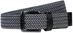 Nike Stretch Woven Belt (Dark Grey/White), Medium (36/38)