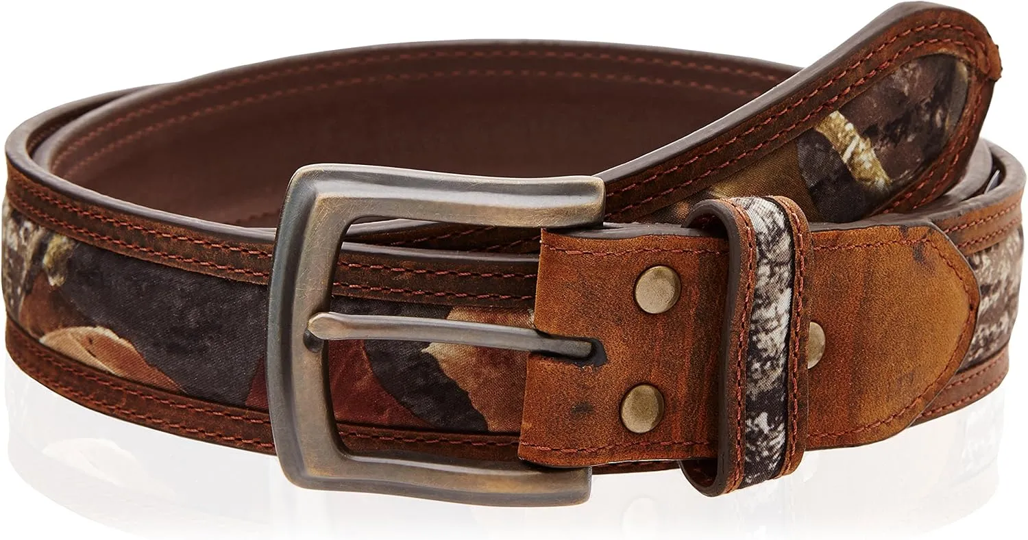 Nocona Men's Camo Center Inlay Belt
