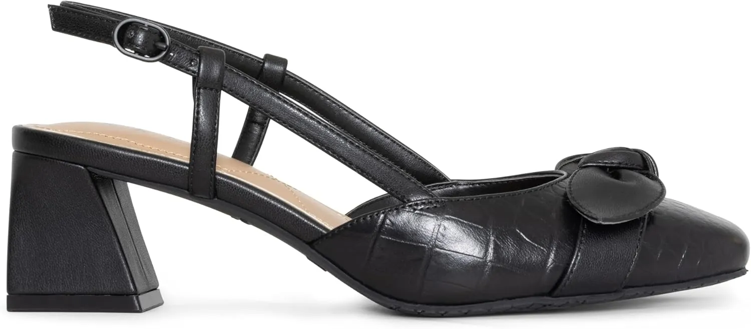 NYDJ Women's Sallie Crocco Leather