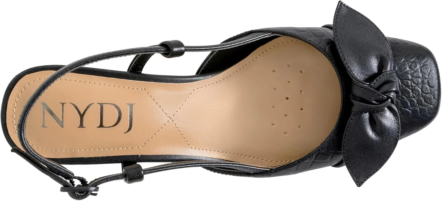 NYDJ Women's Sallie Crocco Leather