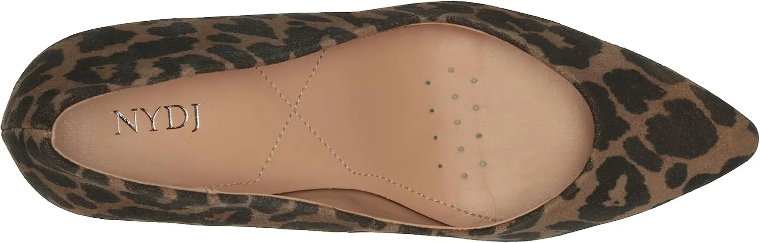 NYDJ Women's Solimar Leopard Suede