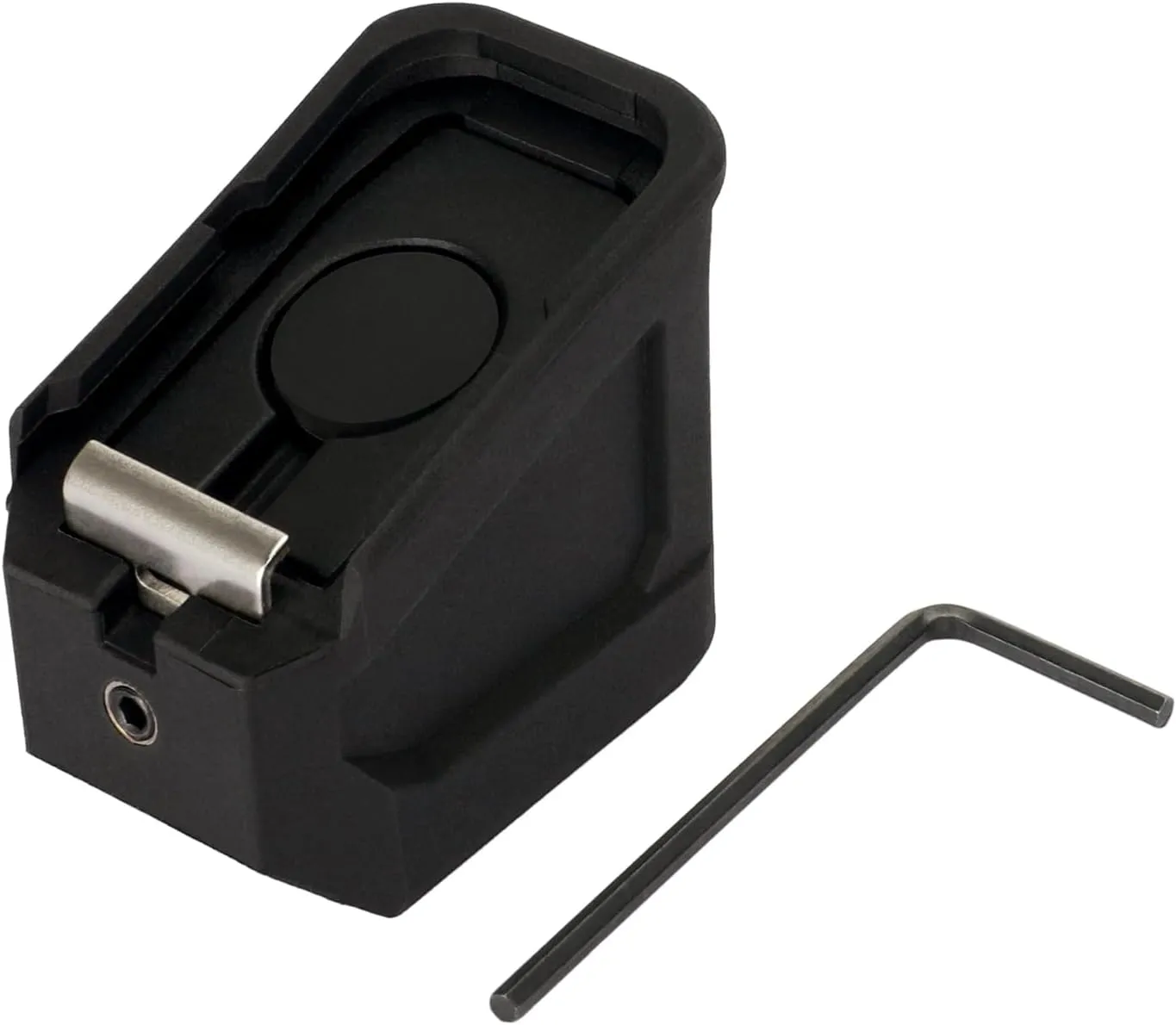 Nylon Enhanced Added Weight Extension for Gen 1-5 OEM Glock 17/22(10 RD)/G19(15 RD) Black（Does not Alter Capacity）