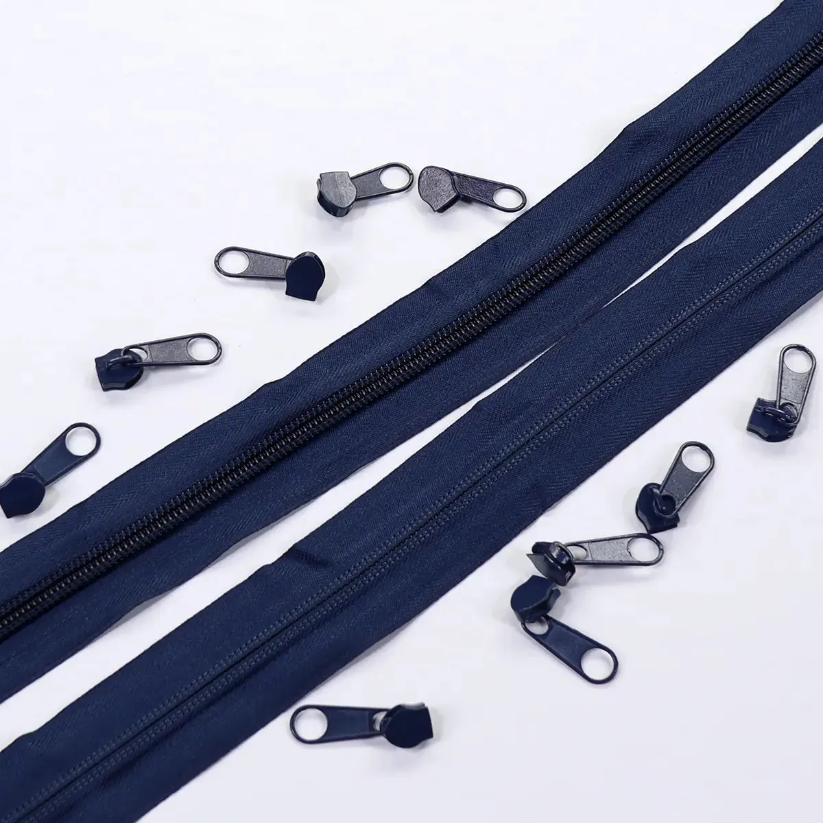 Nylon No 5 Coil Zipper Set - Earthy Colors.