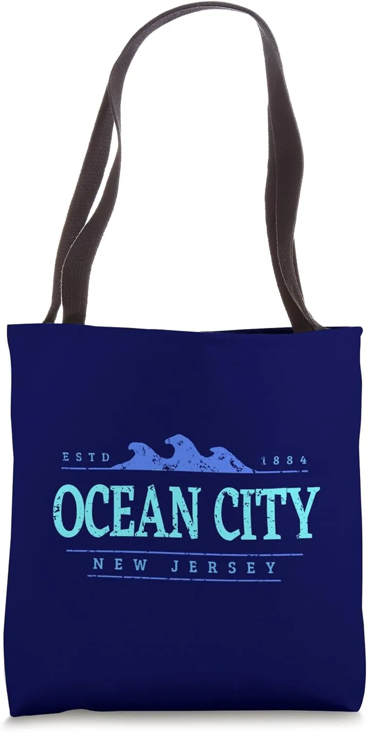 Ocean City New Jersey | Ocean City NJ Shoreline Tote Bag