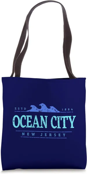 Ocean City New Jersey | Ocean City NJ Shoreline Tote Bag