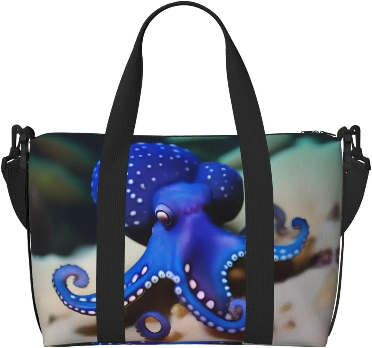 Octopus Travel Duffel Bag Tote Carry On Luggage Bag Water Resistant Weekender Overnight Bags For Foldable