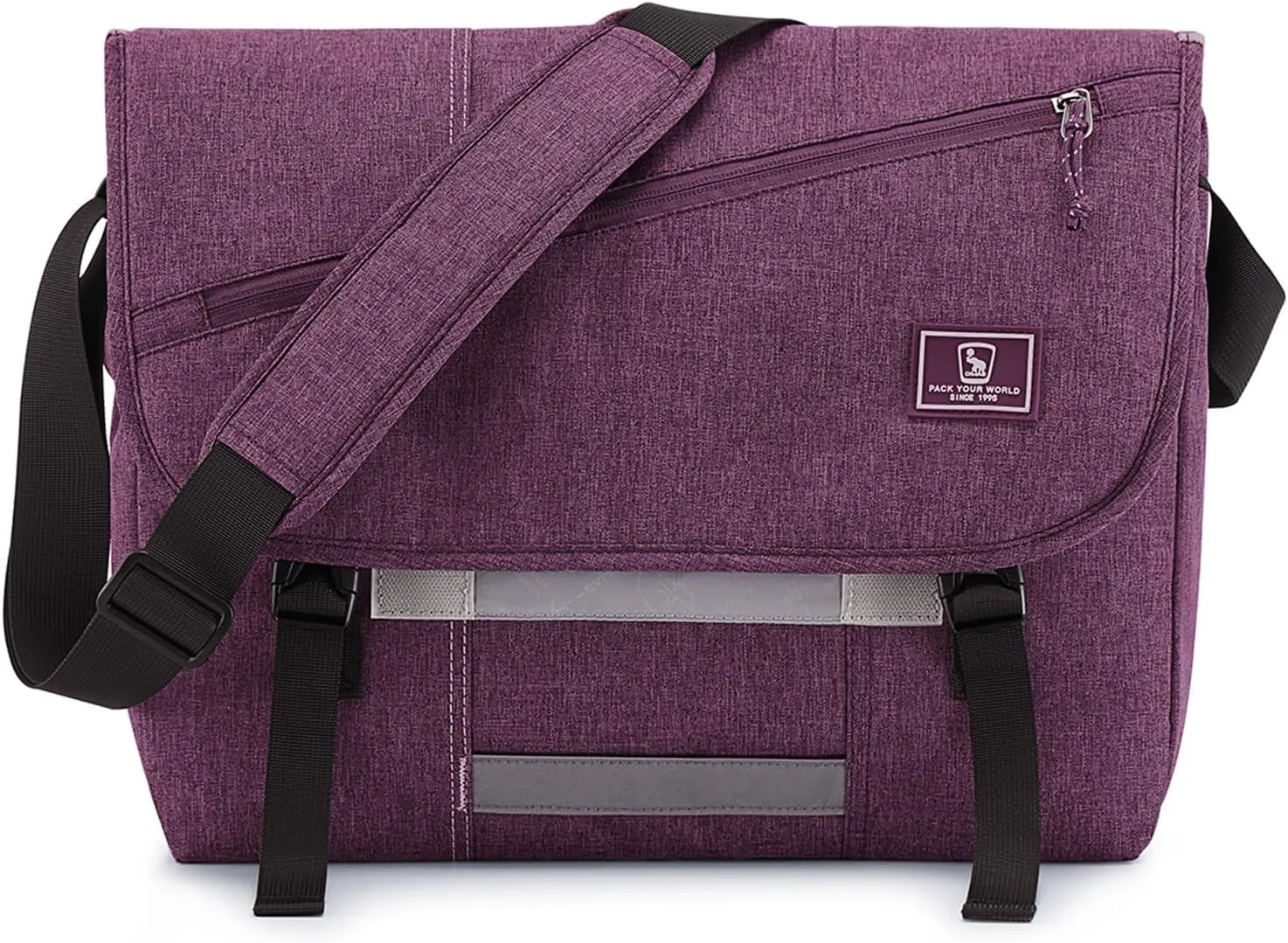 OIWAS Messenger Bag for Women, 17 Inch Laptop Crossbody Bags Men Casual Satchel Shoulder Bag College Travel Office Briefcase